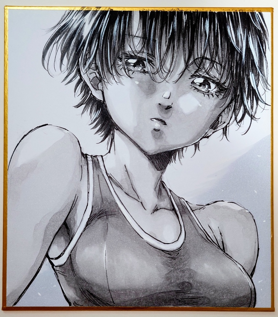 オリジナルイラスト 小色紙