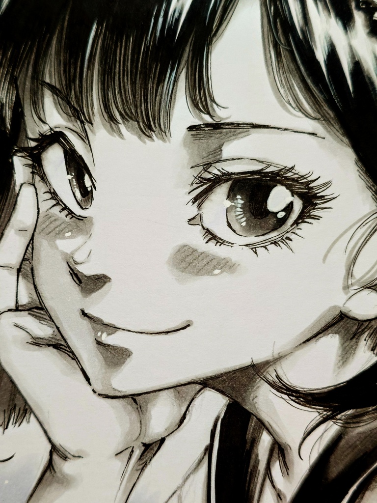 オリジナルイラスト 小色紙