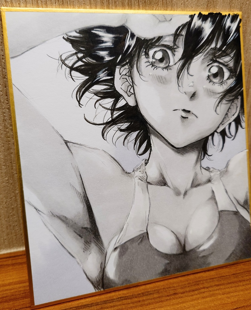 オリジナルイラスト 小色紙