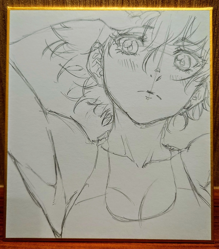 オリジナルイラスト 小色紙