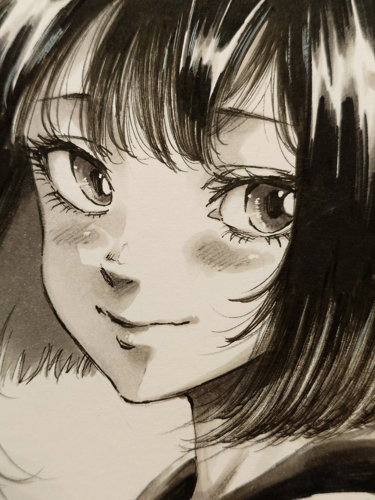 オリジナルイラスト 小色紙
