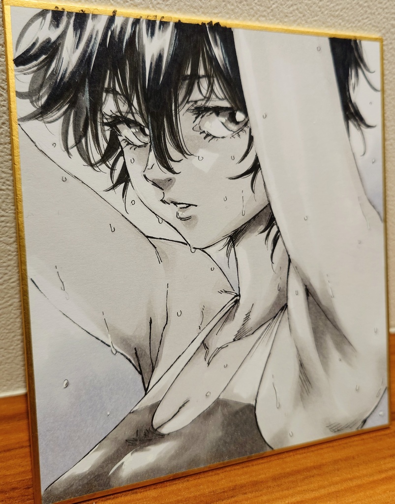 オリジナルイラスト 小色紙