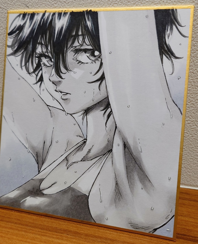 オリジナルイラスト 小色紙