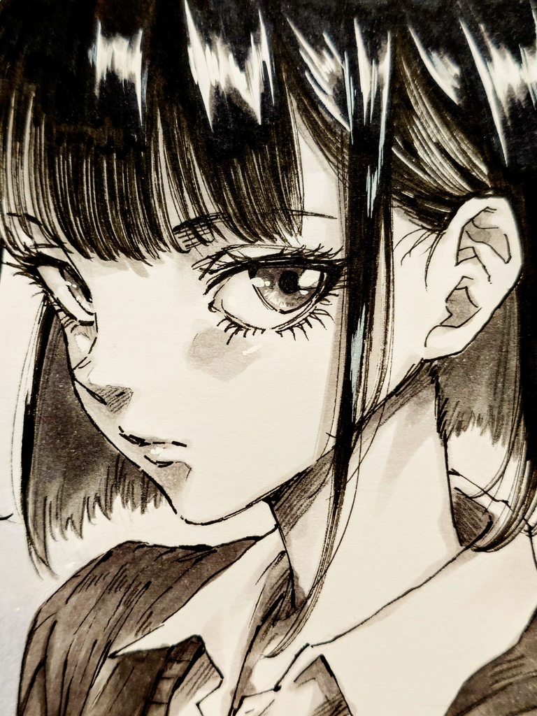 オリジナルイラスト　小色紙