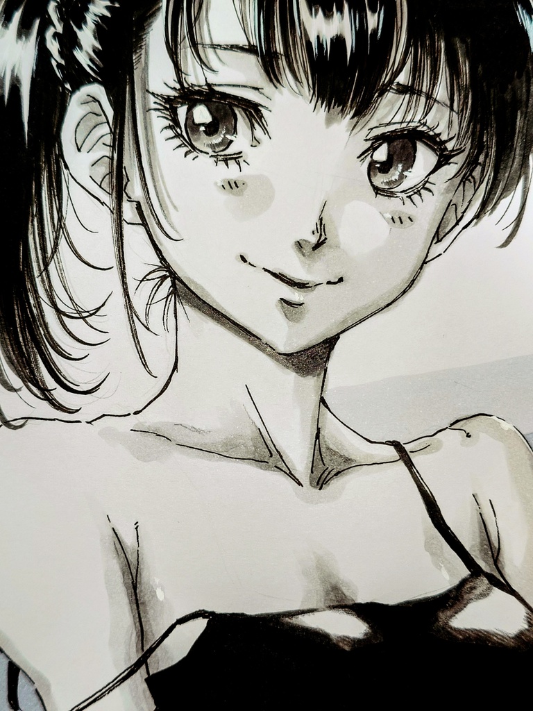 オリジナルイラスト　小色紙