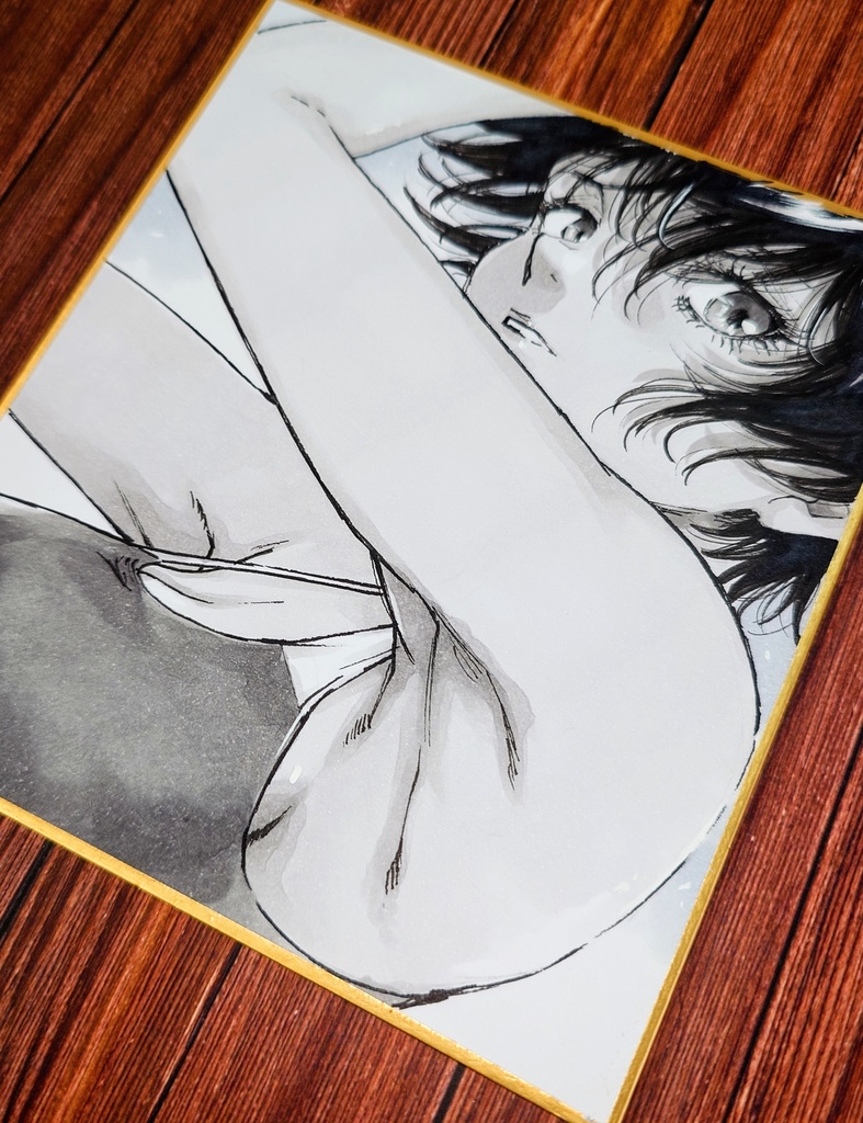 オリジナルイラスト 小色紙