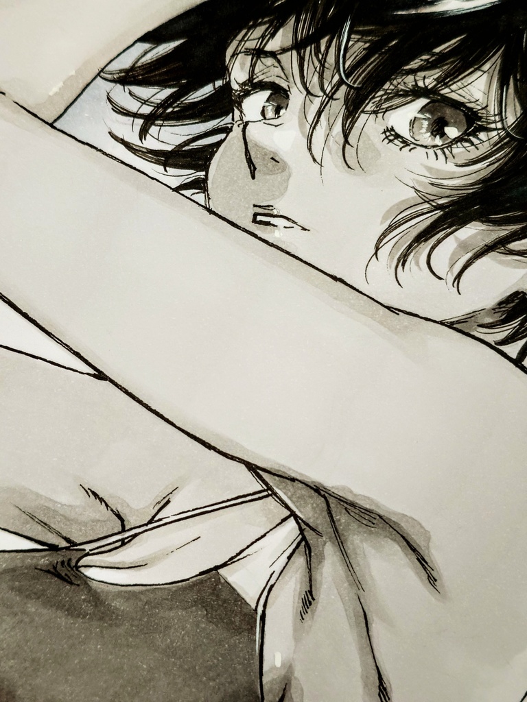 オリジナルイラスト 小色紙