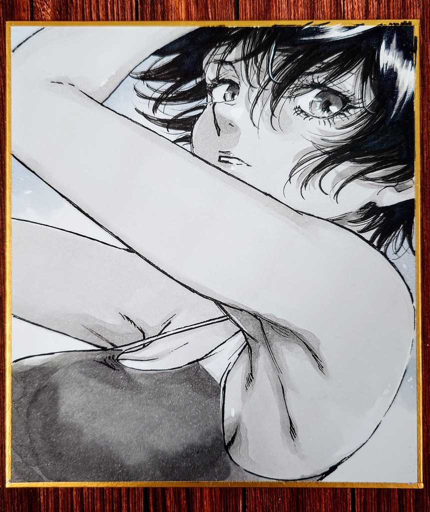 オリジナルイラスト 小色紙