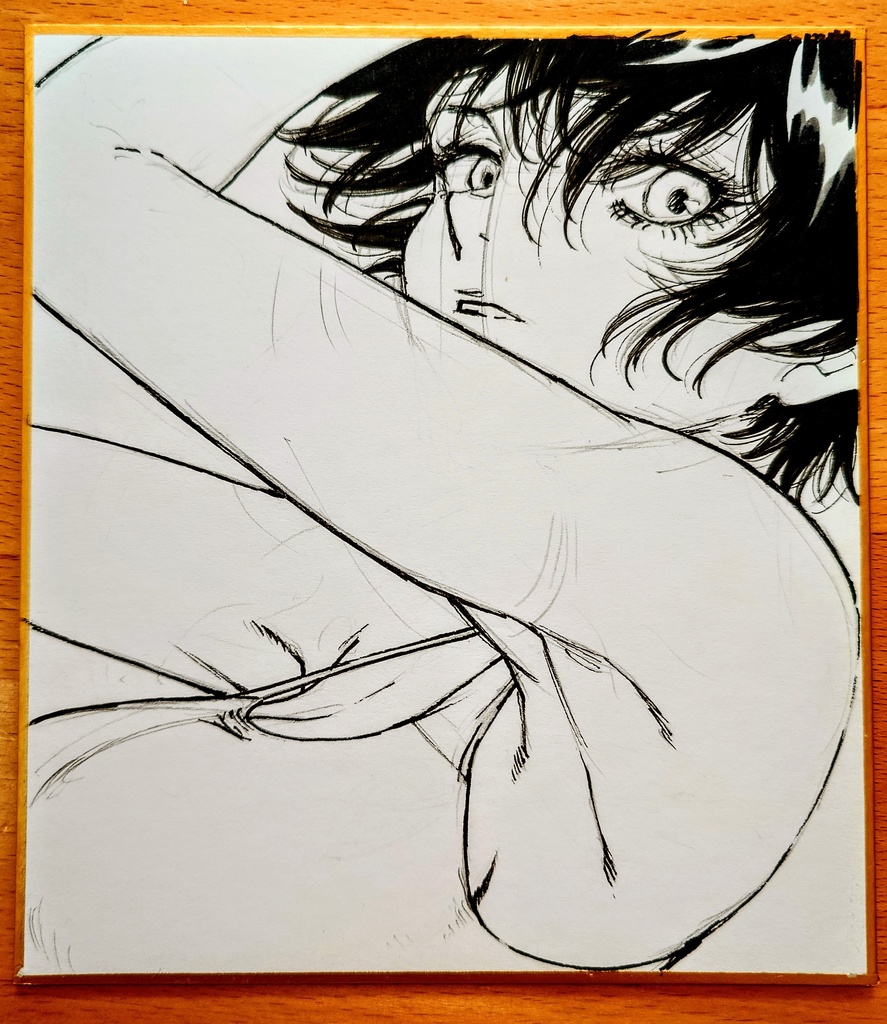 オリジナルイラスト 小色紙