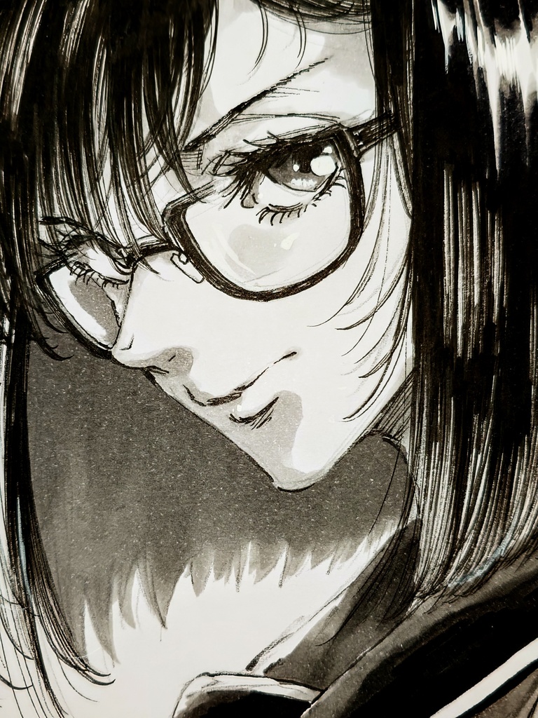 オリジナルイラスト　小色紙