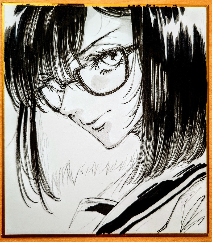 オリジナルイラスト 小色紙