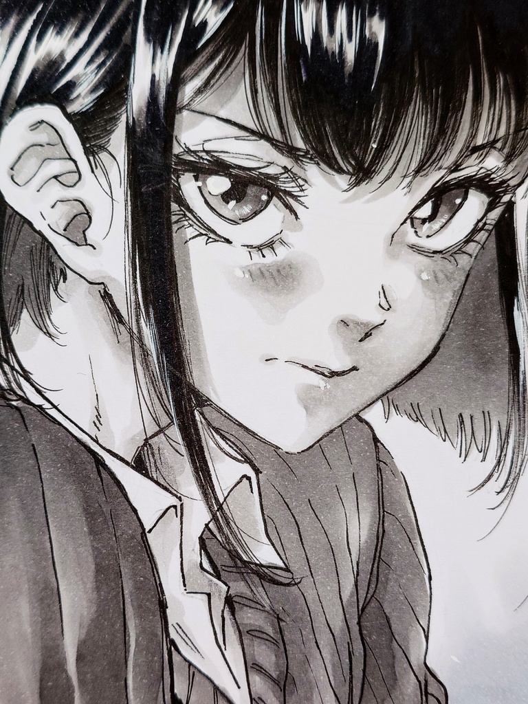 オリジナルイラスト　小色紙