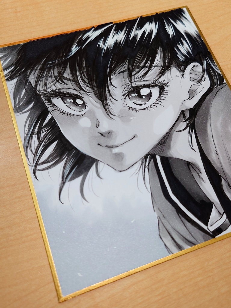 オリジナルイラスト 小色紙