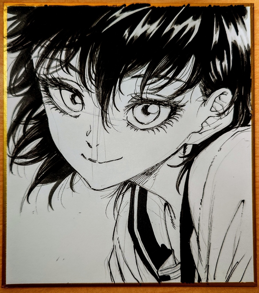 オリジナルイラスト 小色紙