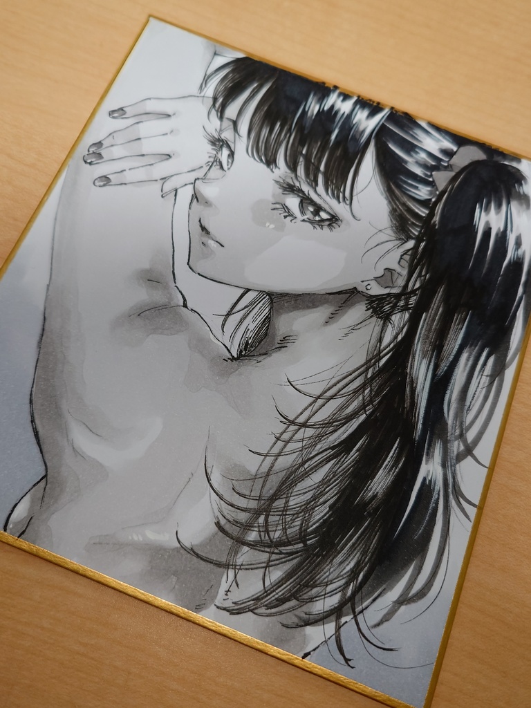 オリジナルイラスト 小色紙