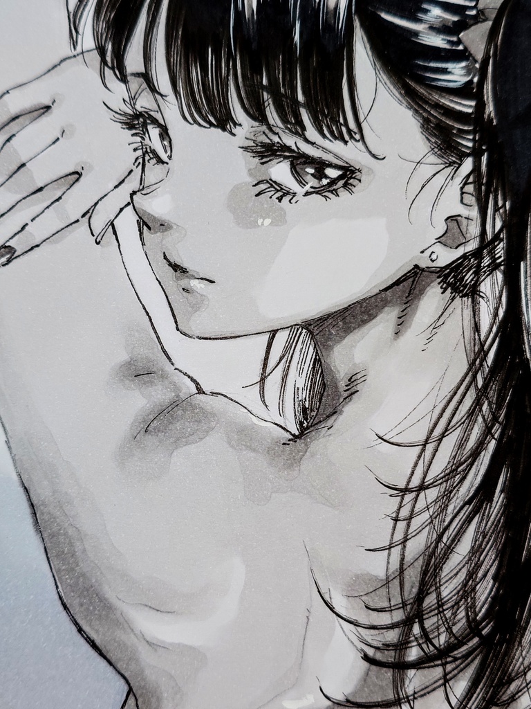 オリジナルイラスト　小色紙