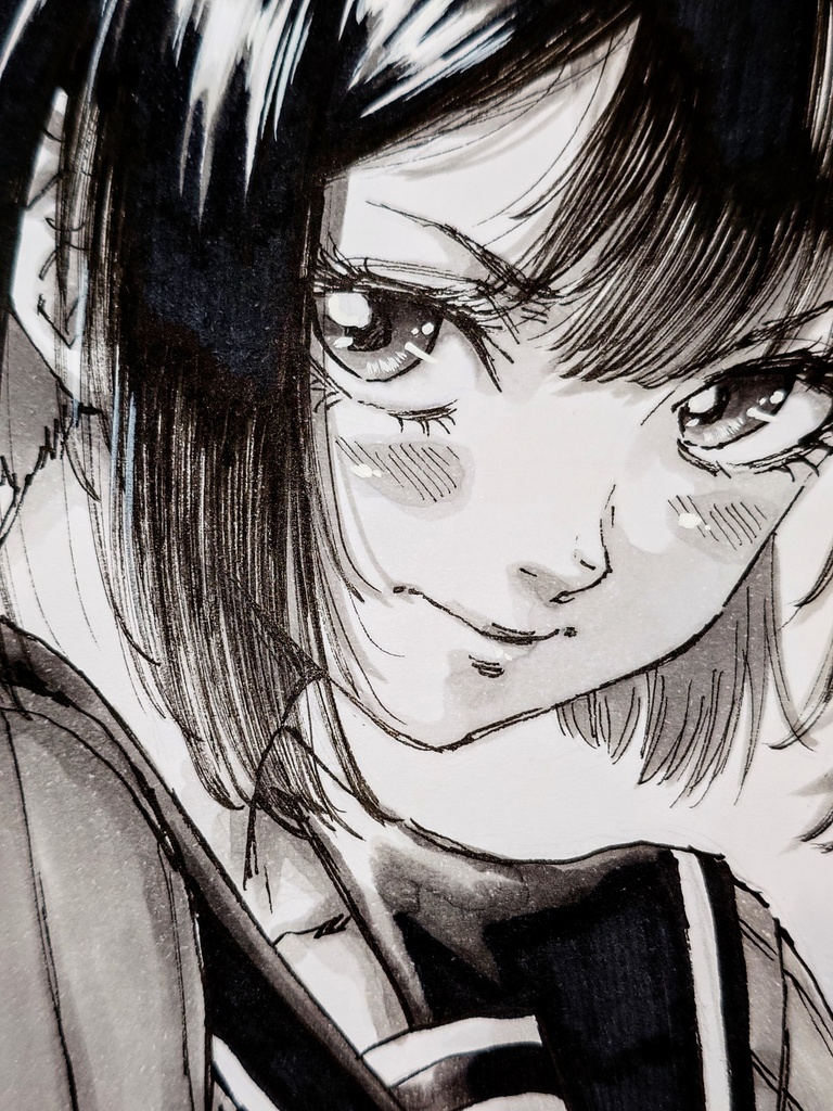 オリジナルイラスト 小色紙