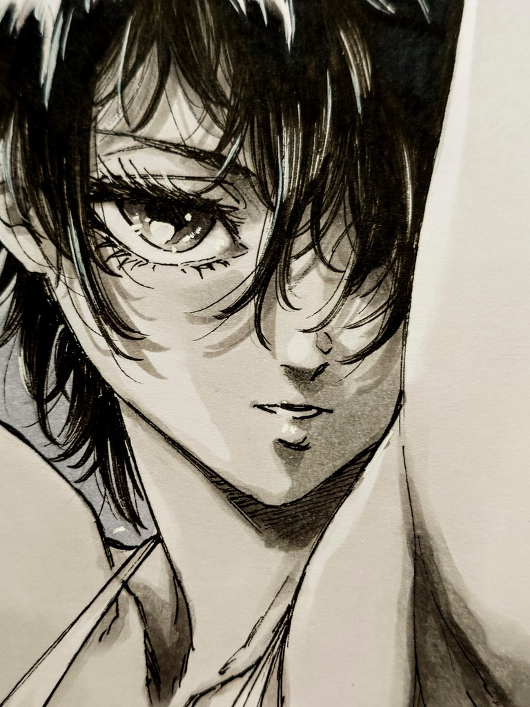 オリジナルイラスト　小色紙