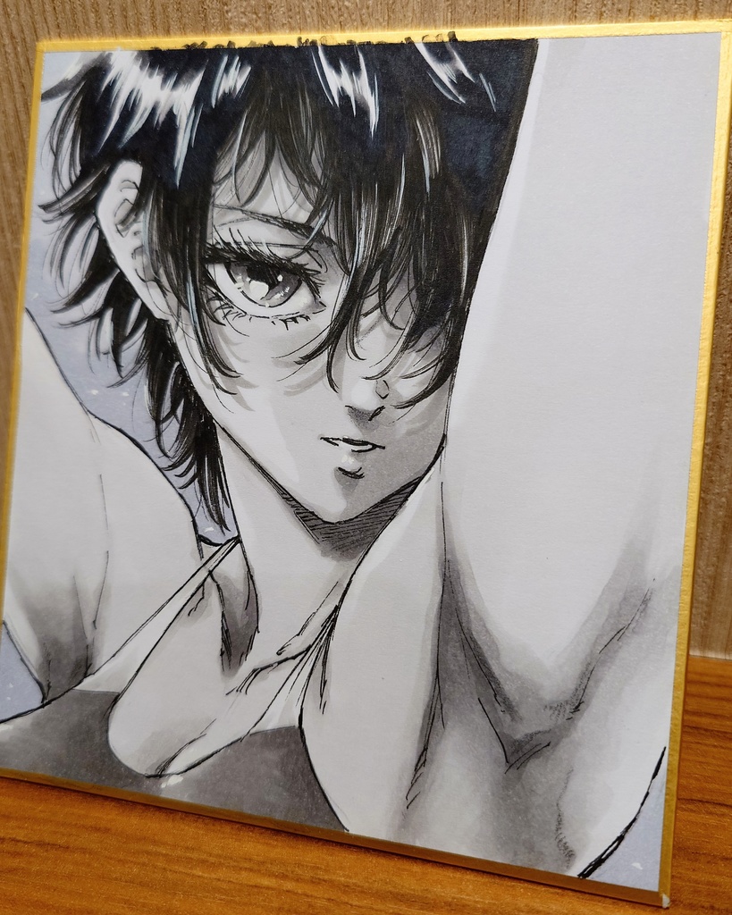 オリジナルイラスト 小色紙