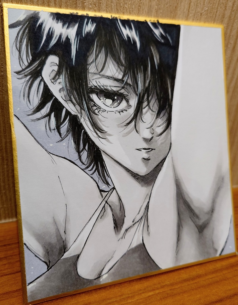 オリジナルイラスト 小色紙