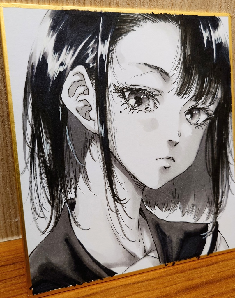 オリジナルイラスト 小色紙