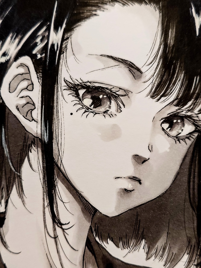 オリジナルイラスト 小色紙