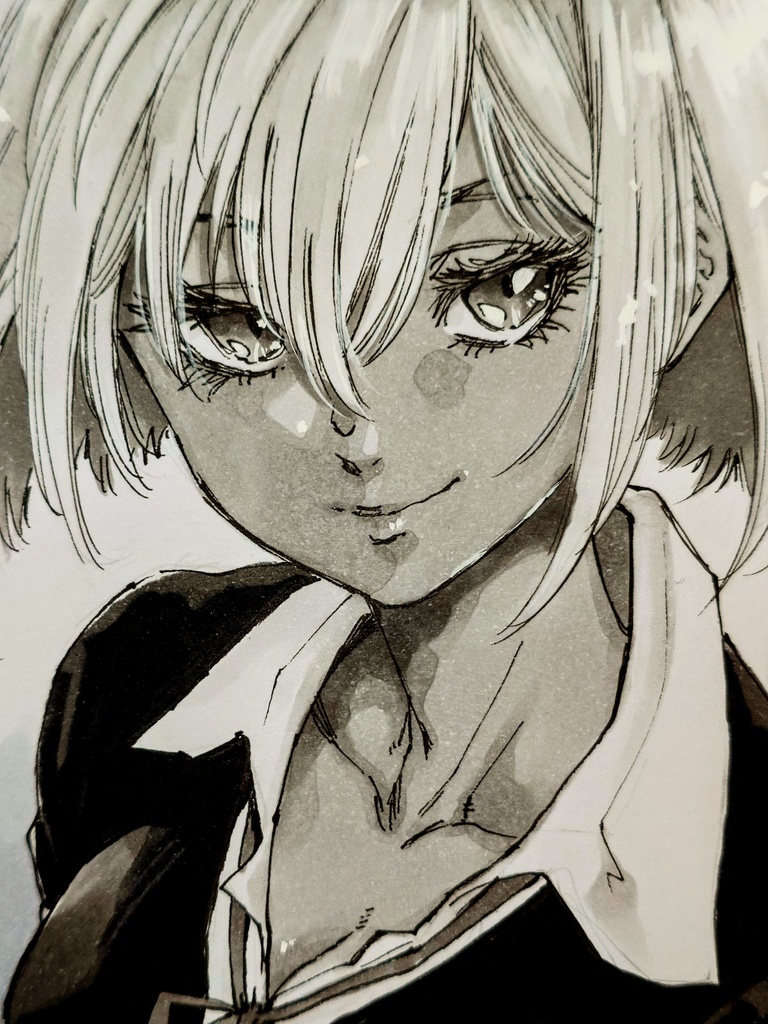 オリジナルイラスト 小色紙