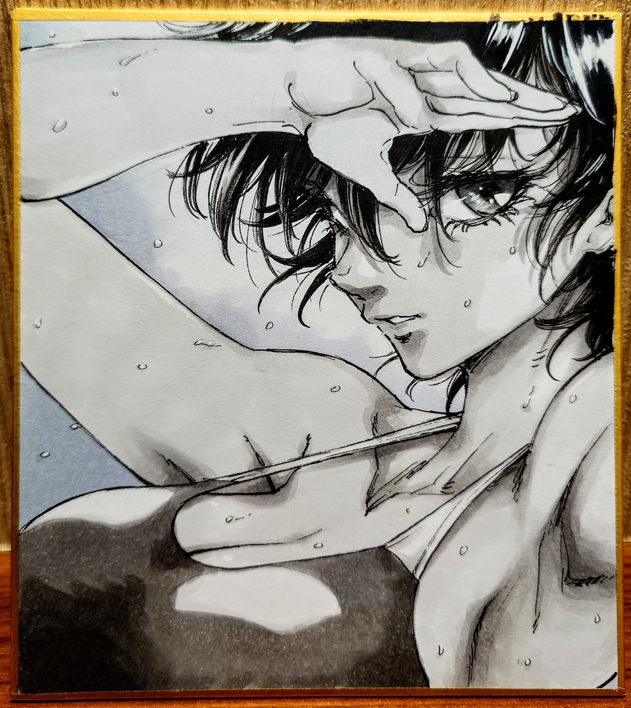 オリジナルイラスト 小色紙