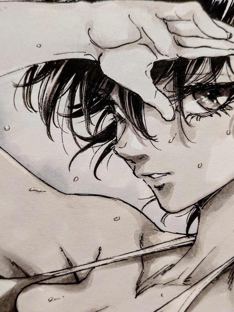 オリジナルイラスト 小色紙