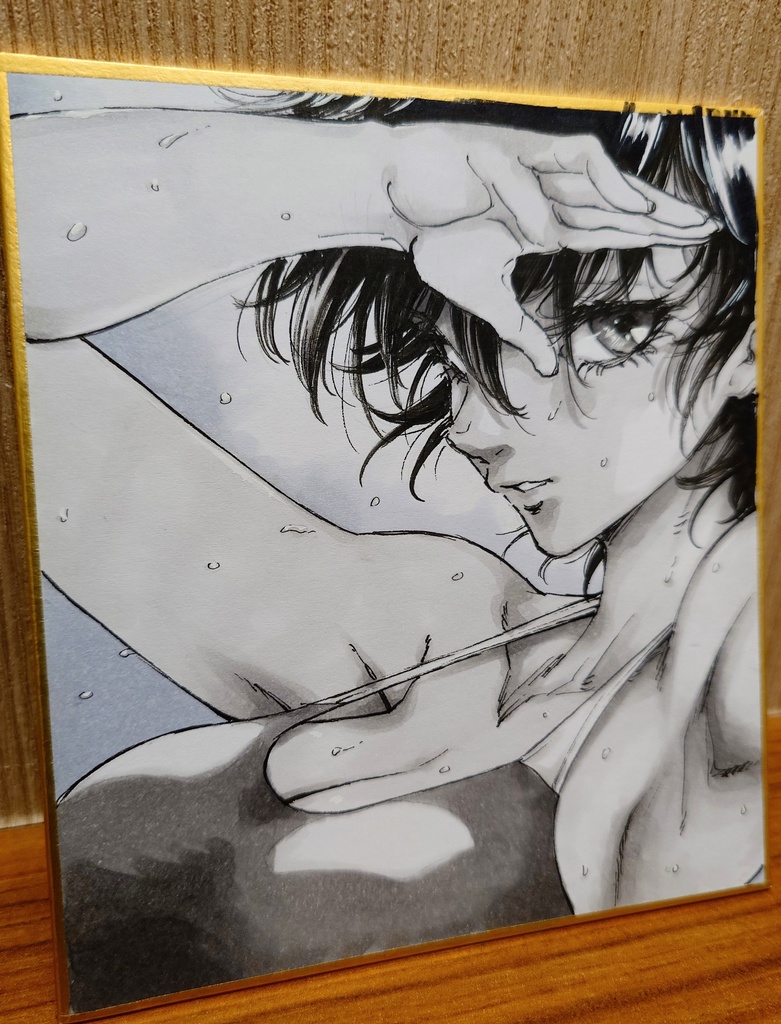 オリジナルイラスト 小色紙