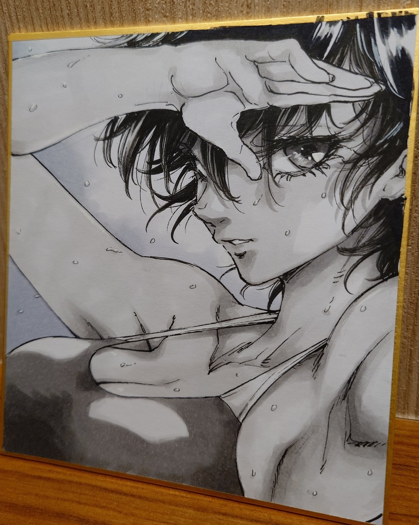 オリジナルイラスト 小色紙