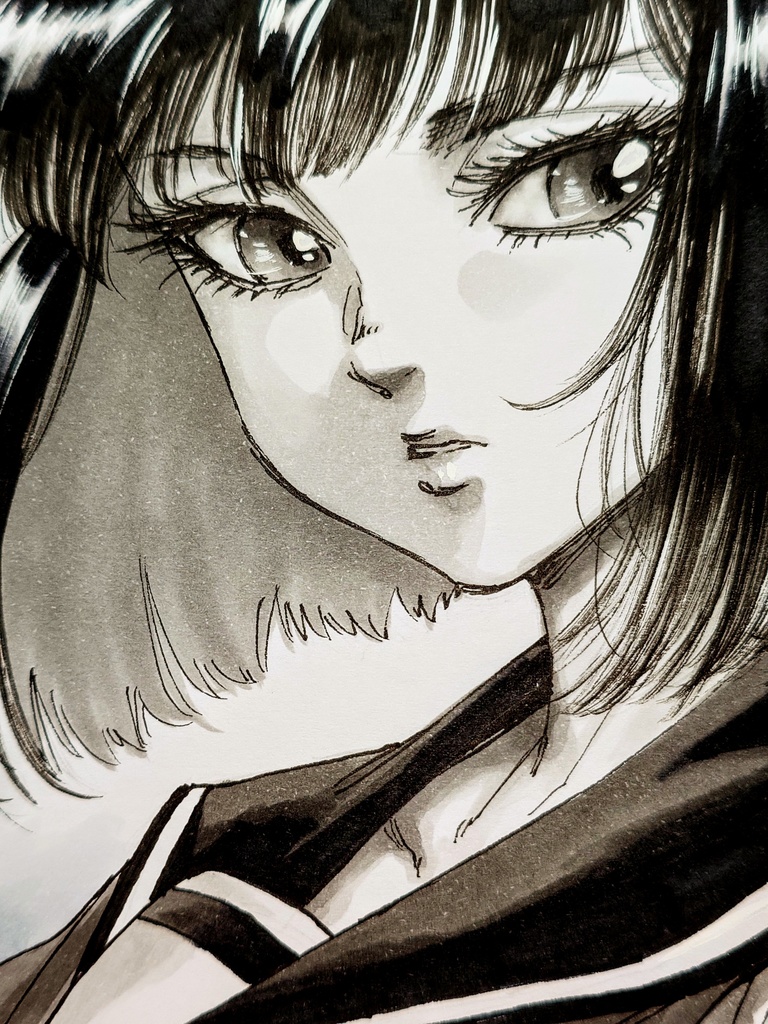 オリジナルイラスト 小色紙