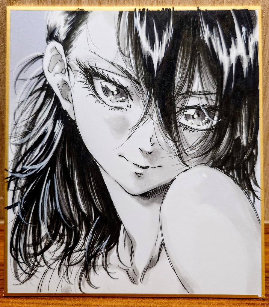 オリジナルイラスト 小色紙