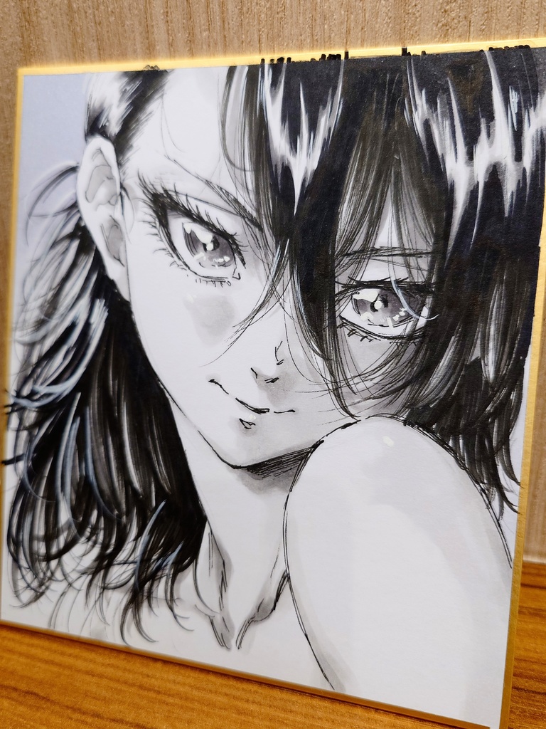 オリジナルイラスト 小色紙