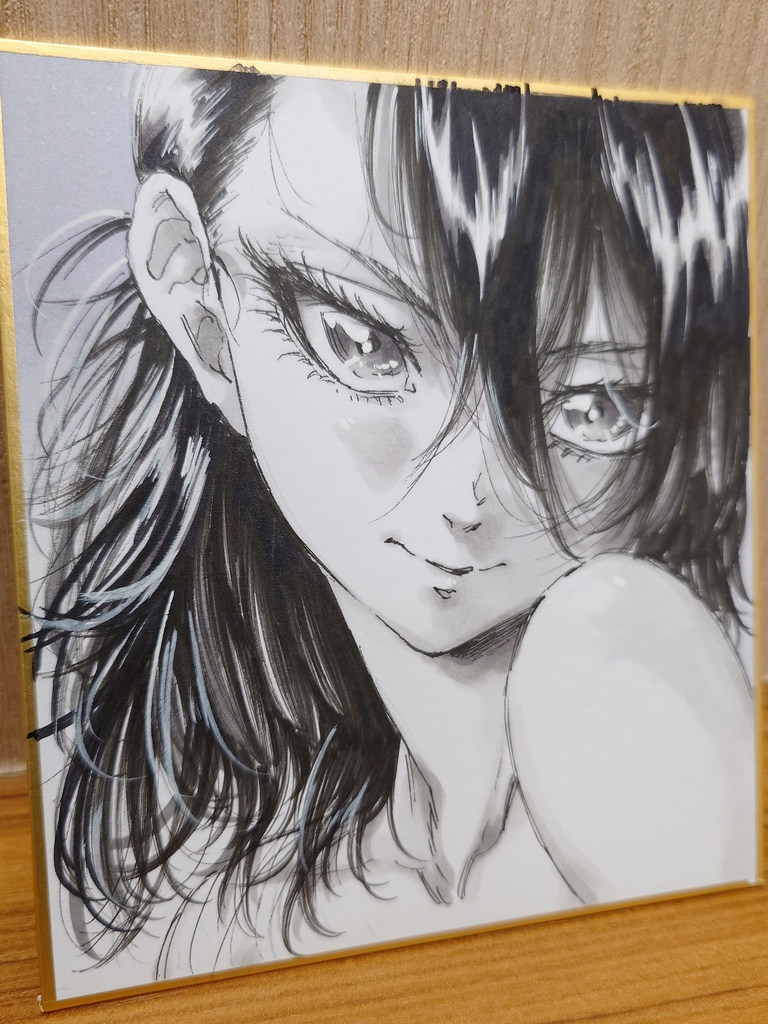 オリジナルイラスト 小色紙