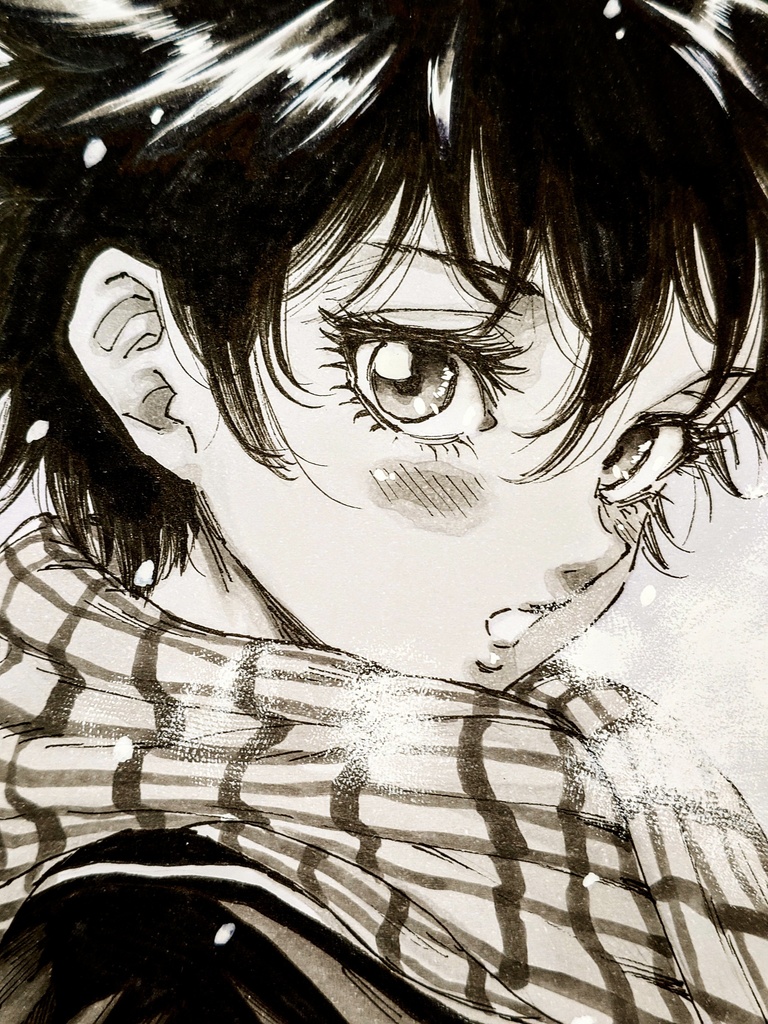 オリジナルイラスト 小色紙