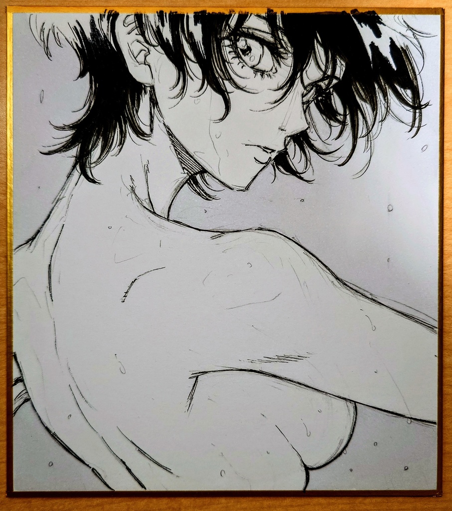 オリジナルイラスト 小色紙