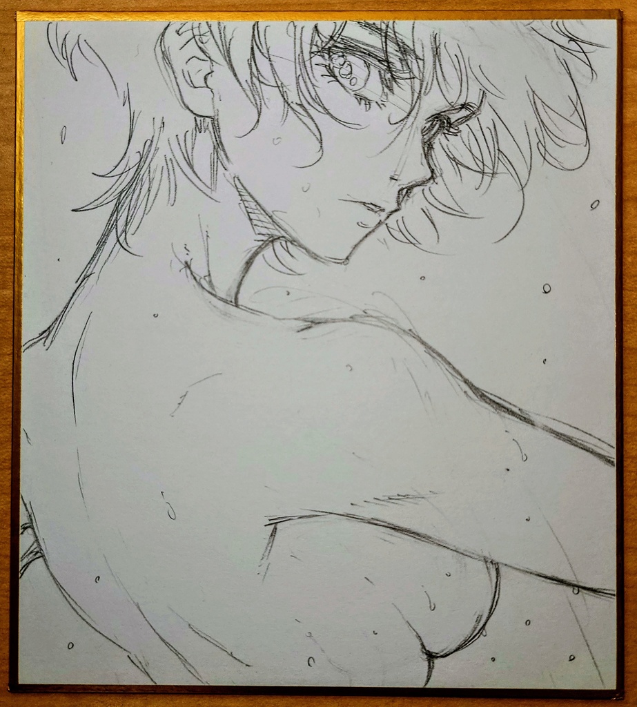 オリジナルイラスト 小色紙