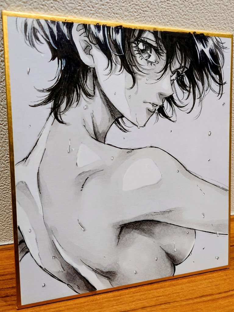 オリジナルイラスト 小色紙