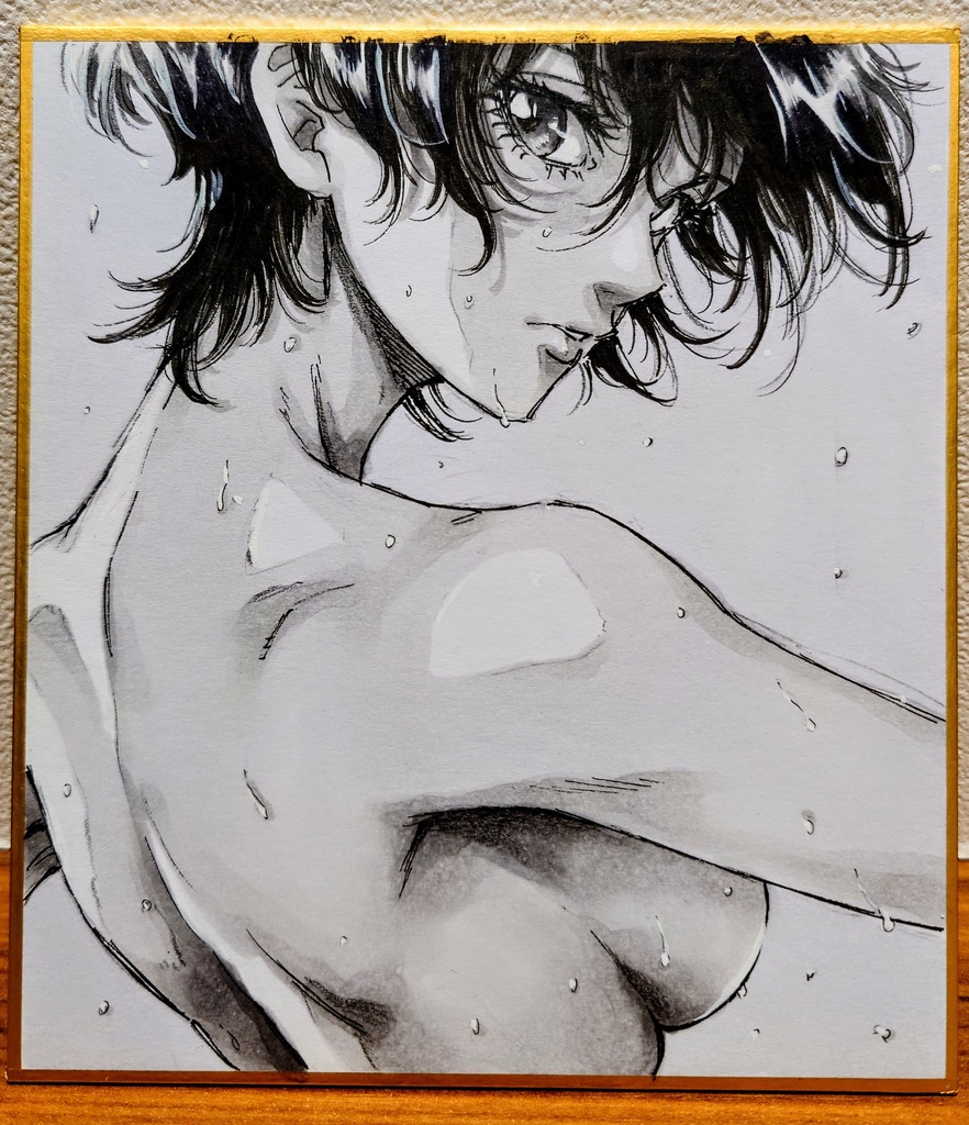 オリジナルイラスト 小色紙