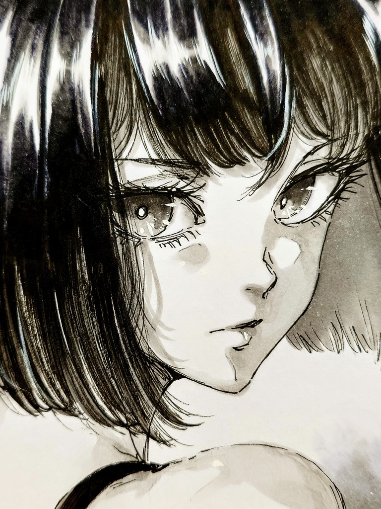 オリジナルイラスト　小色紙