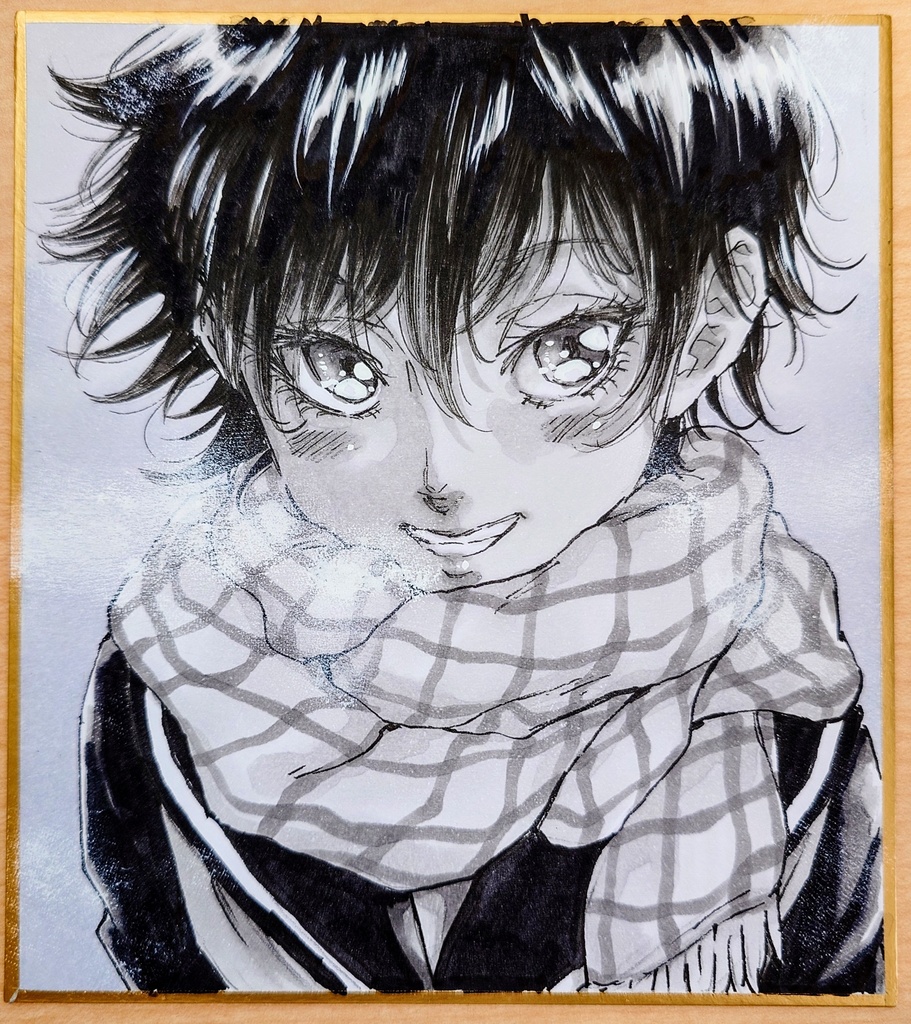 オリジナルイラスト 小色紙