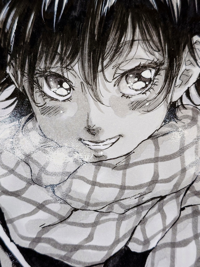 オリジナルイラスト　小色紙