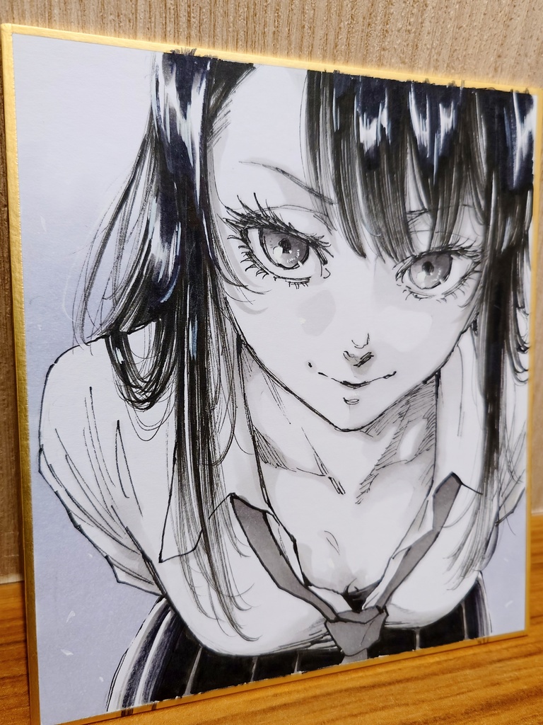 オリジナルイラスト 小色紙