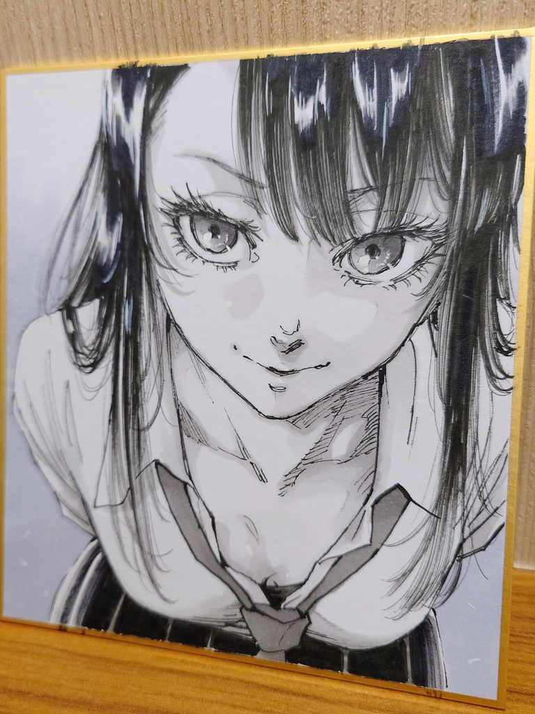 オリジナルイラスト 小色紙