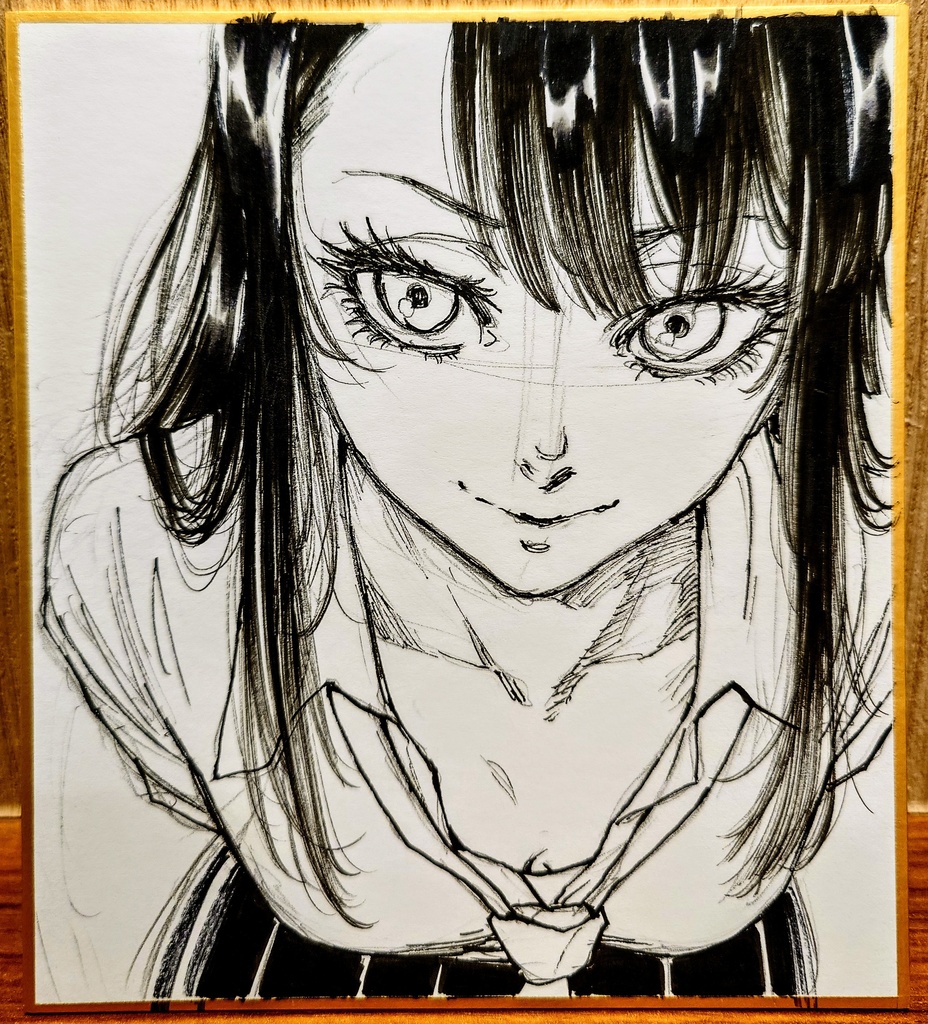 オリジナルイラスト 小色紙