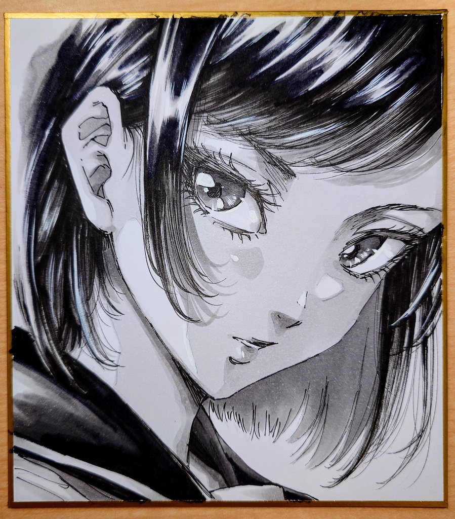 オリジナルイラスト 小色紙