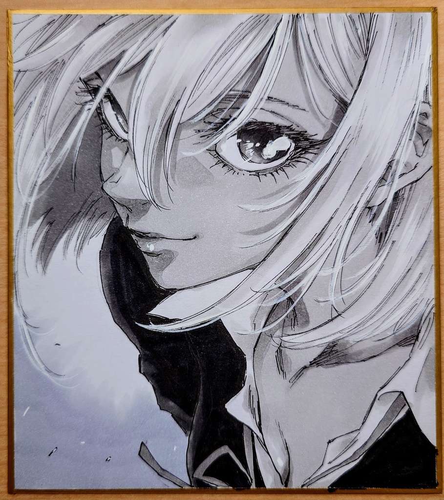 オリジナルイラスト 小色紙