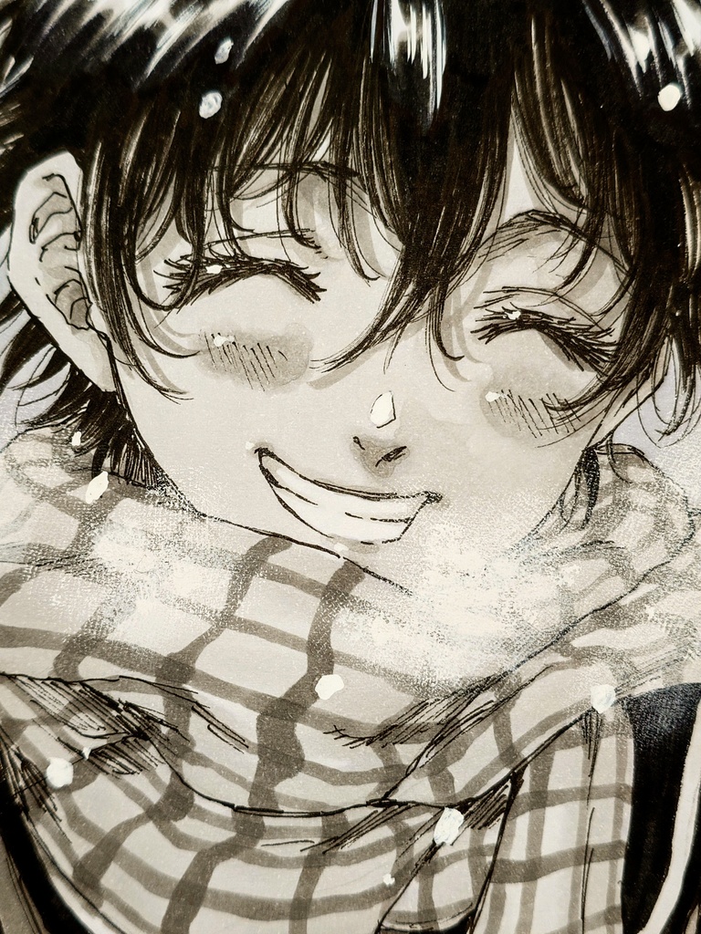 オリジナルイラスト 小色紙