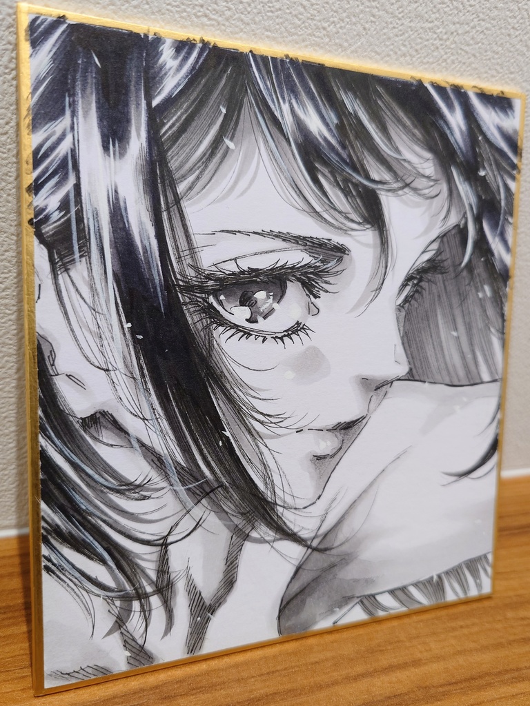 オリジナルイラスト 小色紙